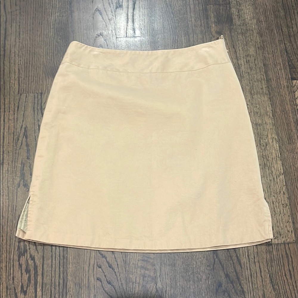 Banana Republic Tan Pencil Mini Skirt